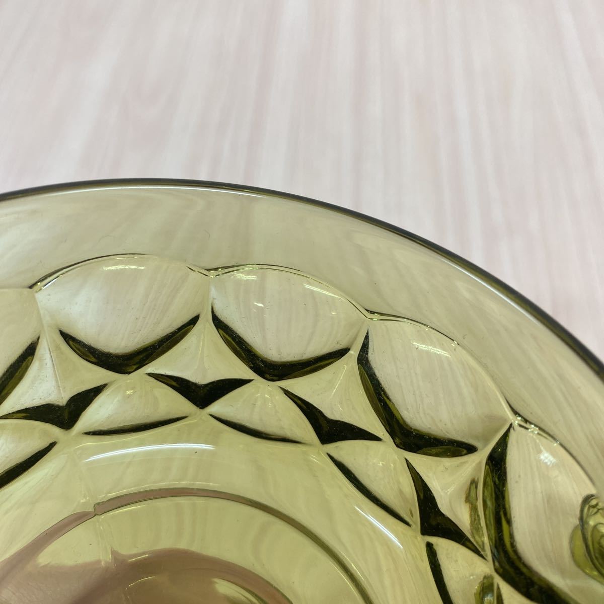 136 Noritake ノリタケ 氷コップ 昭和レトロ グリーン ヤングカラー 