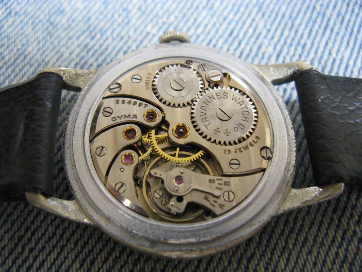 1950年代 CYMA シーマ スモセコ スイス製アンティーク手巻腕時計 稼働 