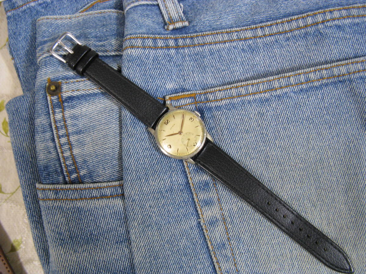 1950年代 CYMA シーマ スモセコ スイス製アンティーク手巻腕時計 稼働 