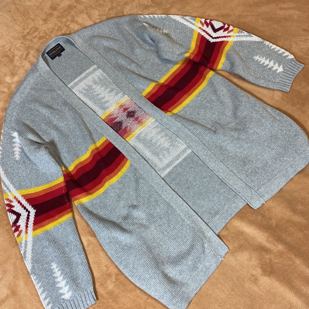 ペンドルトン × ベイフロー PENDLETON × BAYFLOW カーディガン グレー 