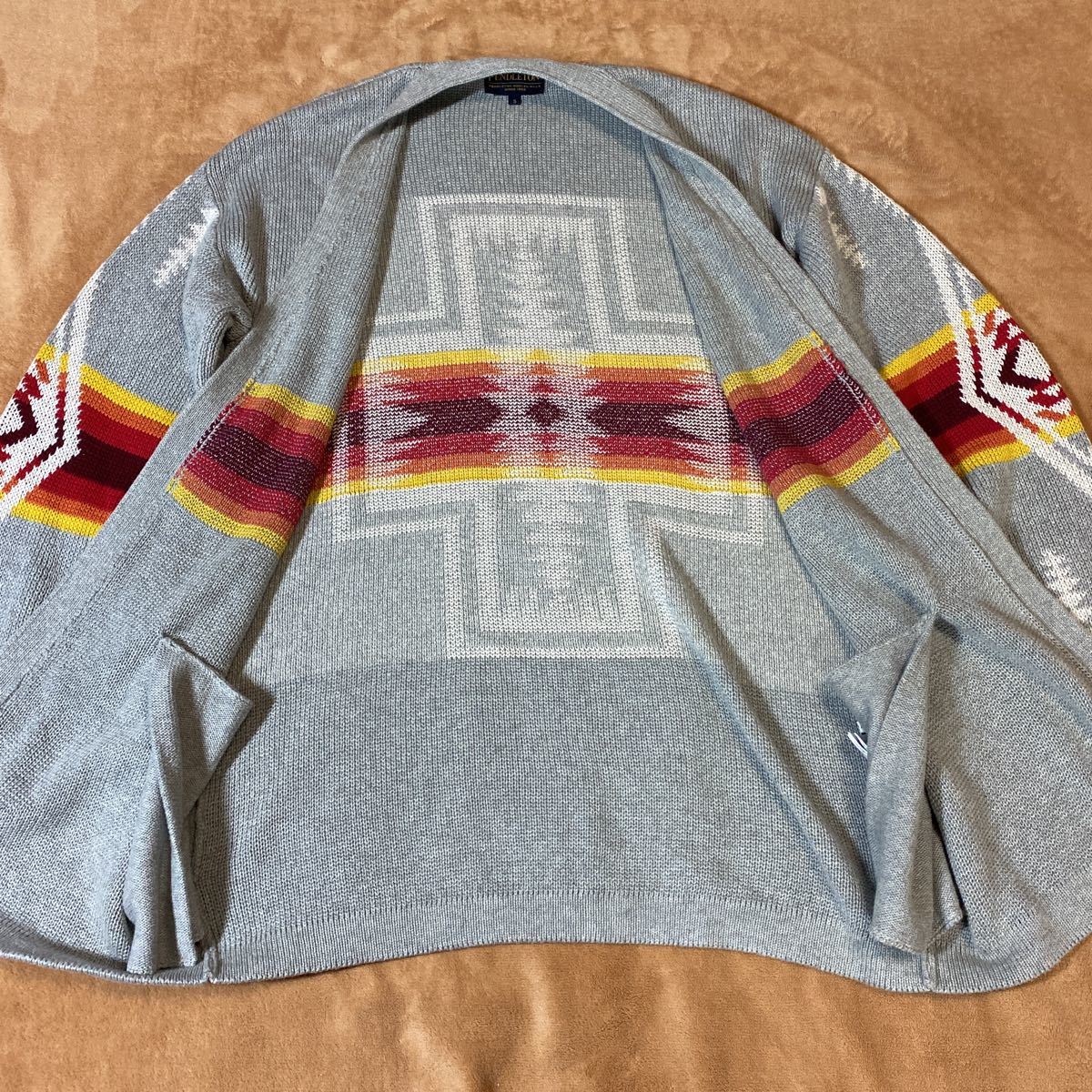ペンドルトン × ベイフロー PENDLETON × BAYFLOW カーディガン グレー 