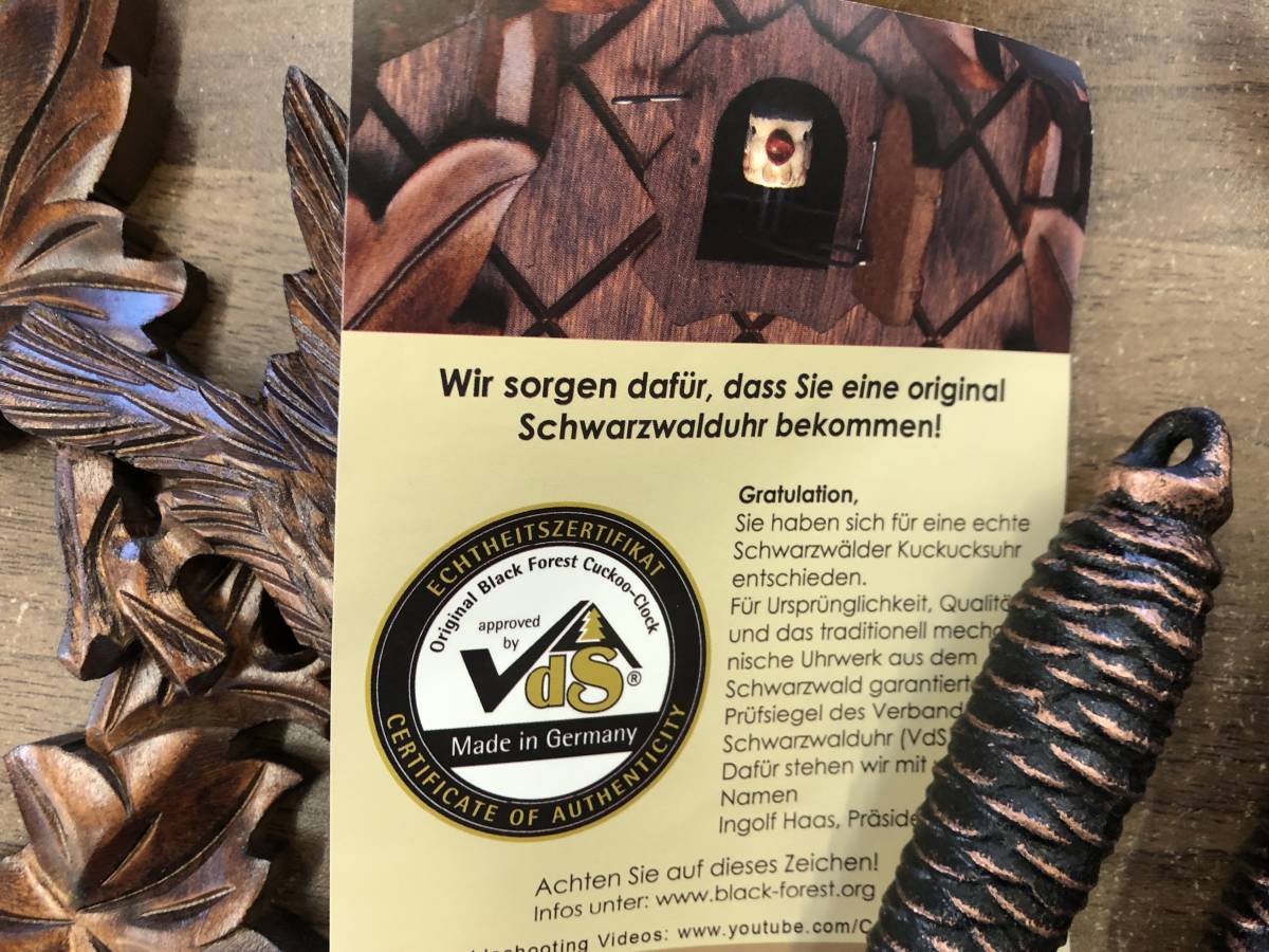 鳩時計 REGULA ドイツ製 カッコウ時計 スイス製オルゴール付 ｜ ドイツ