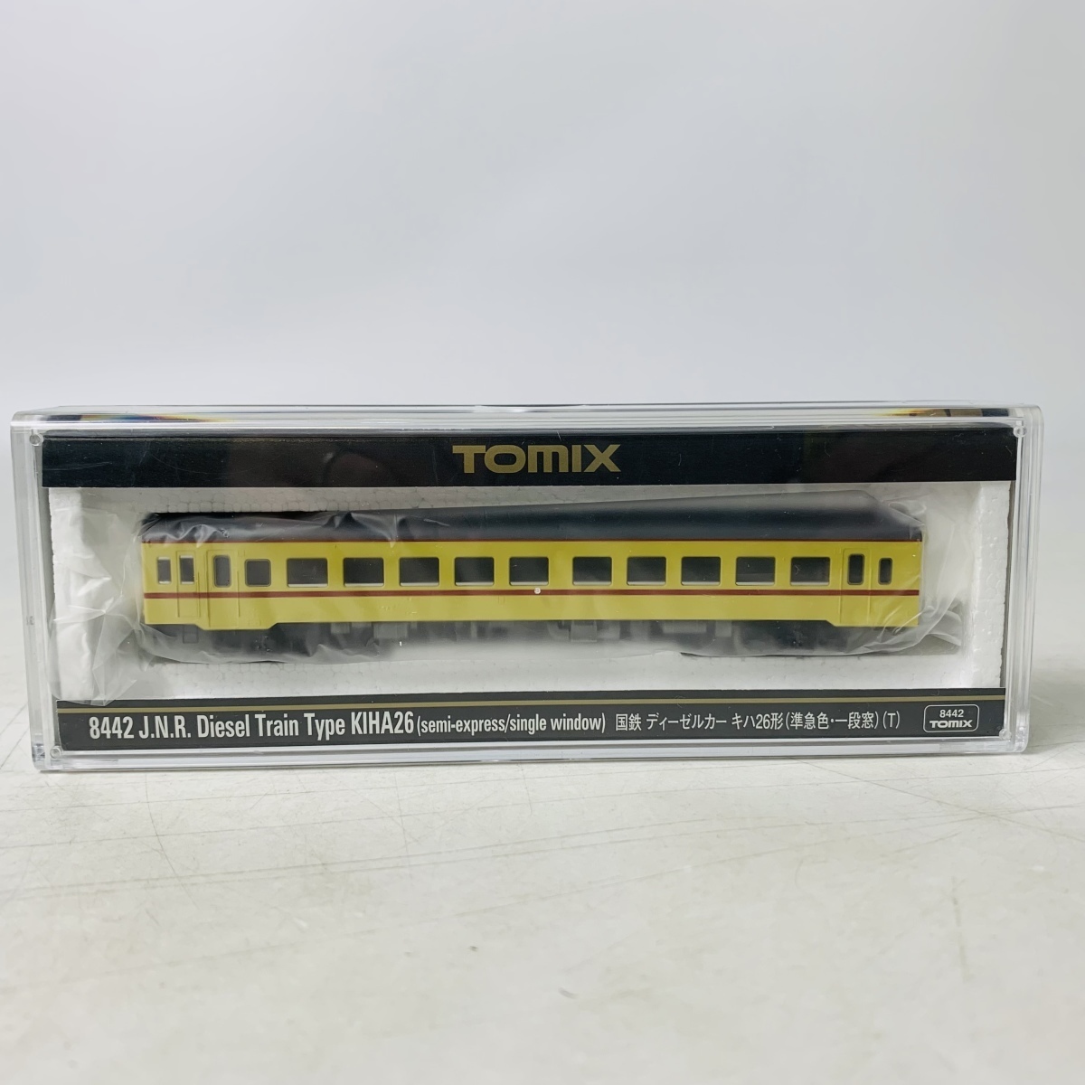 中古品 TOMIX 8442 国鉄 ディーゼルカー キハ26形 (準急色・一段窓) (T