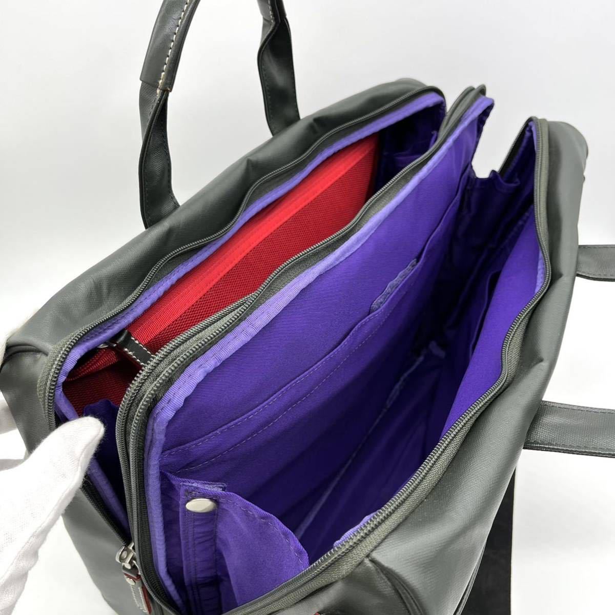 美品/大容量○ポールスミス ビジネスバッグ 2way ブリーフケース 