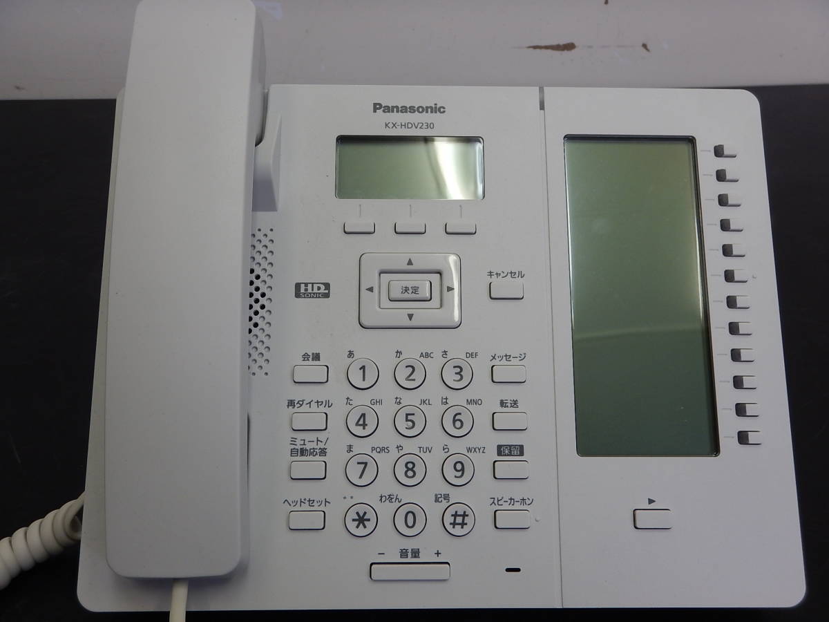 2-4◇Panasonicパナソニック KX-HDV230N IP電話機【ビジネスホン】 中古