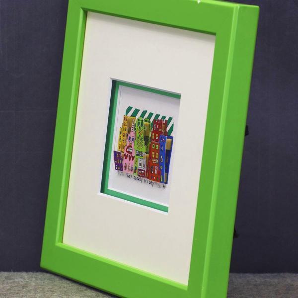 真作】【WISH】ジェームス・リジィ James Rizzi「NOT CLOUDY ALL DAY