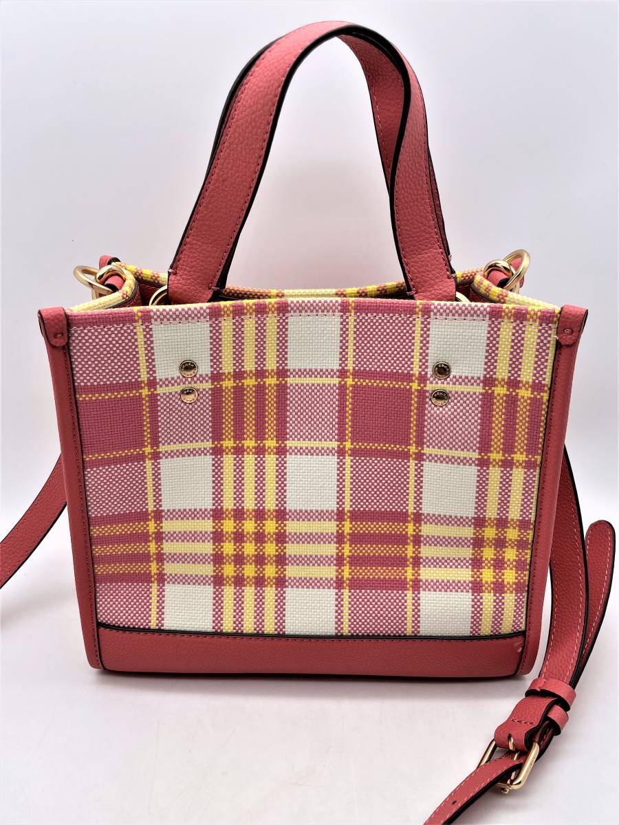 COACH ポピー タータンチェック ワンショルダー 2way Y2K COACH Poppy 