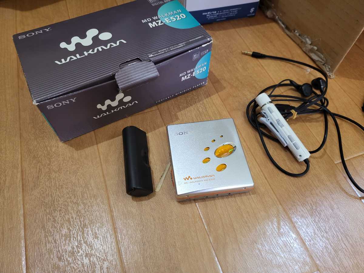 SONY ソニー MDウォークマン MZ-E520 動作未確認 現状にて 昔使ってい
