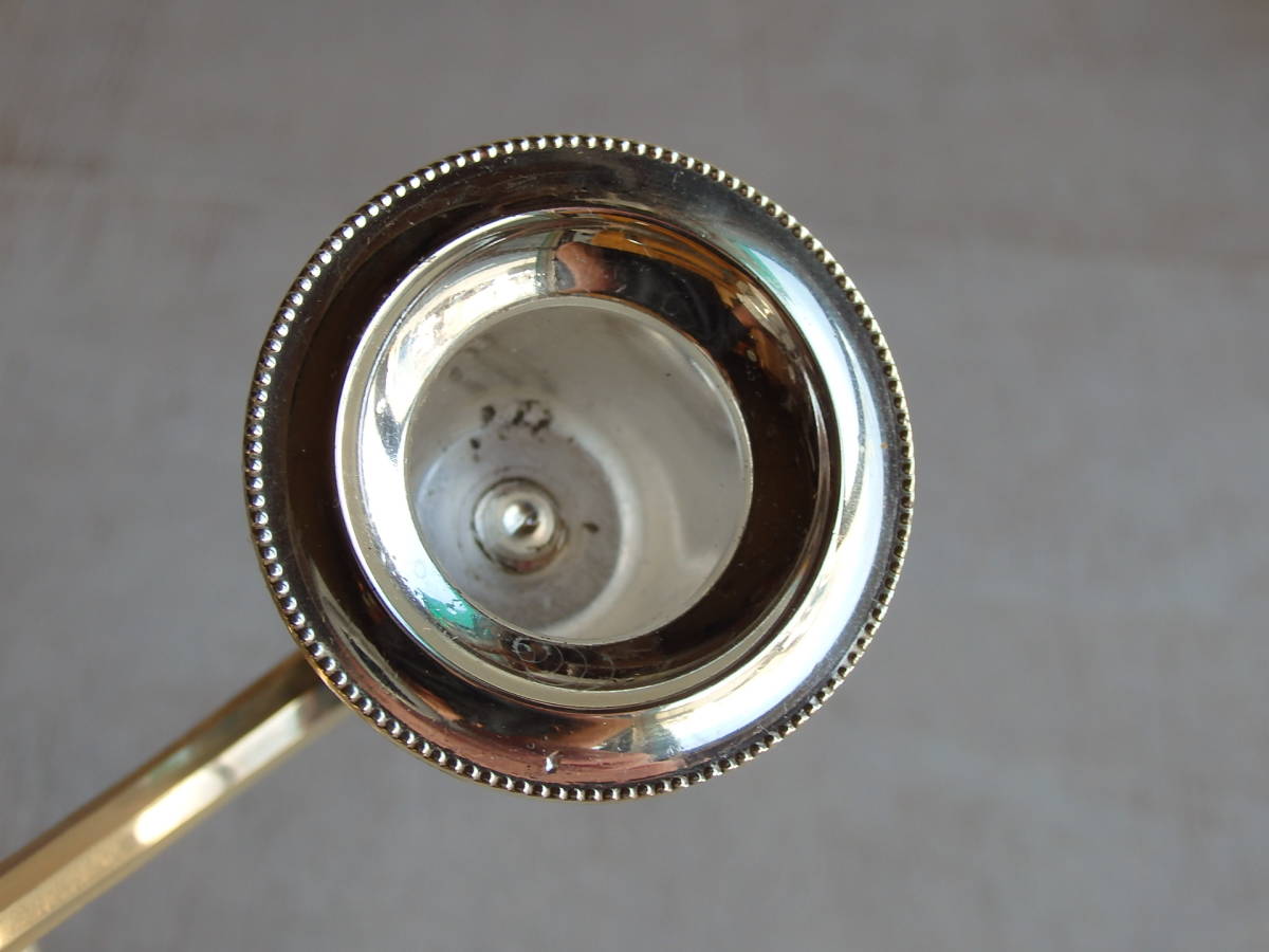 英国 イギリスアンティーク キャンドルスタンド 3灯 シルバープレート