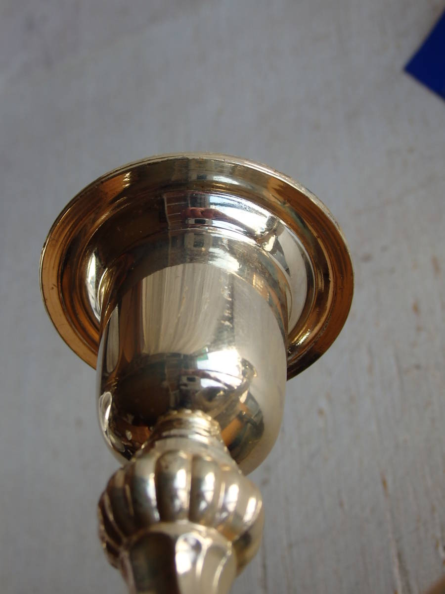 英国 イギリスアンティーク キャンドルスタンド 3灯 シルバープレート