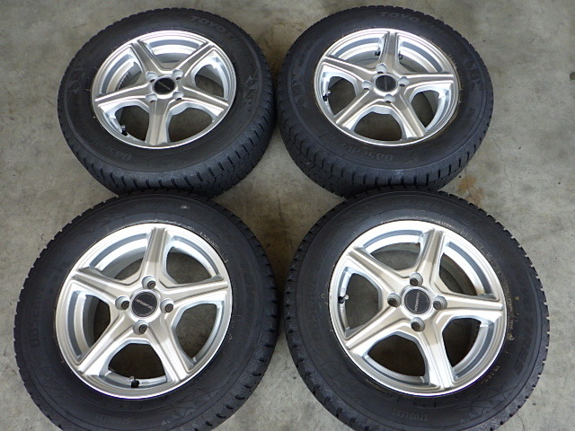 【定番，正規品】 2110-101 BALMINUM アルミホイール＆スタッドレス 185/65R14 2021年 4本セット(スタッドレスタイヤ)｜売買されたオークション情報、yahooの商品情報をアーカイブ公開 - オークファン 4穴