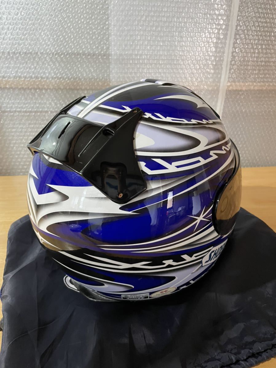 希少！INDEX Lサイズ フルフェイスヘルメット 中古 INDEX - ヘルメット 中古 中古美品SHOEI Glamster