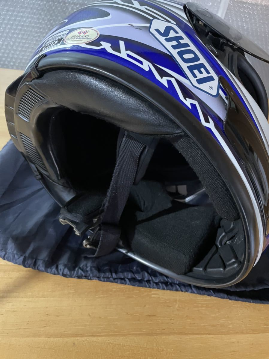 希少！INDEX Lサイズ フルフェイスヘルメット 中古 INDEX - ヘルメット 中古 中古美品SHOEI Glamster