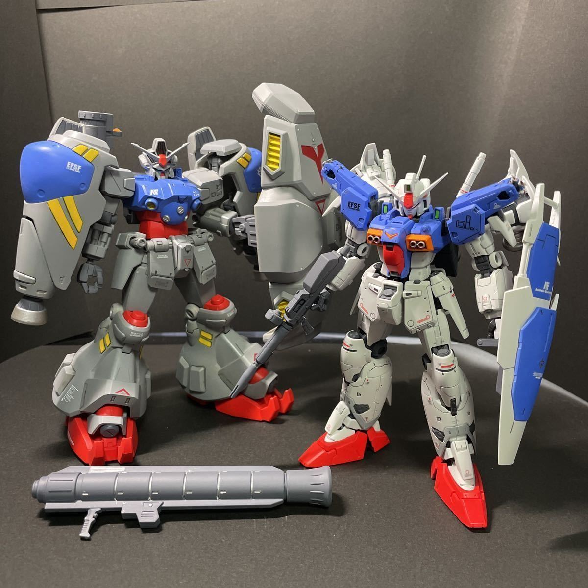 塗装改修完成品 RG GP01Fb フルバーニアン HGガンダムGP02A サイサリス 
