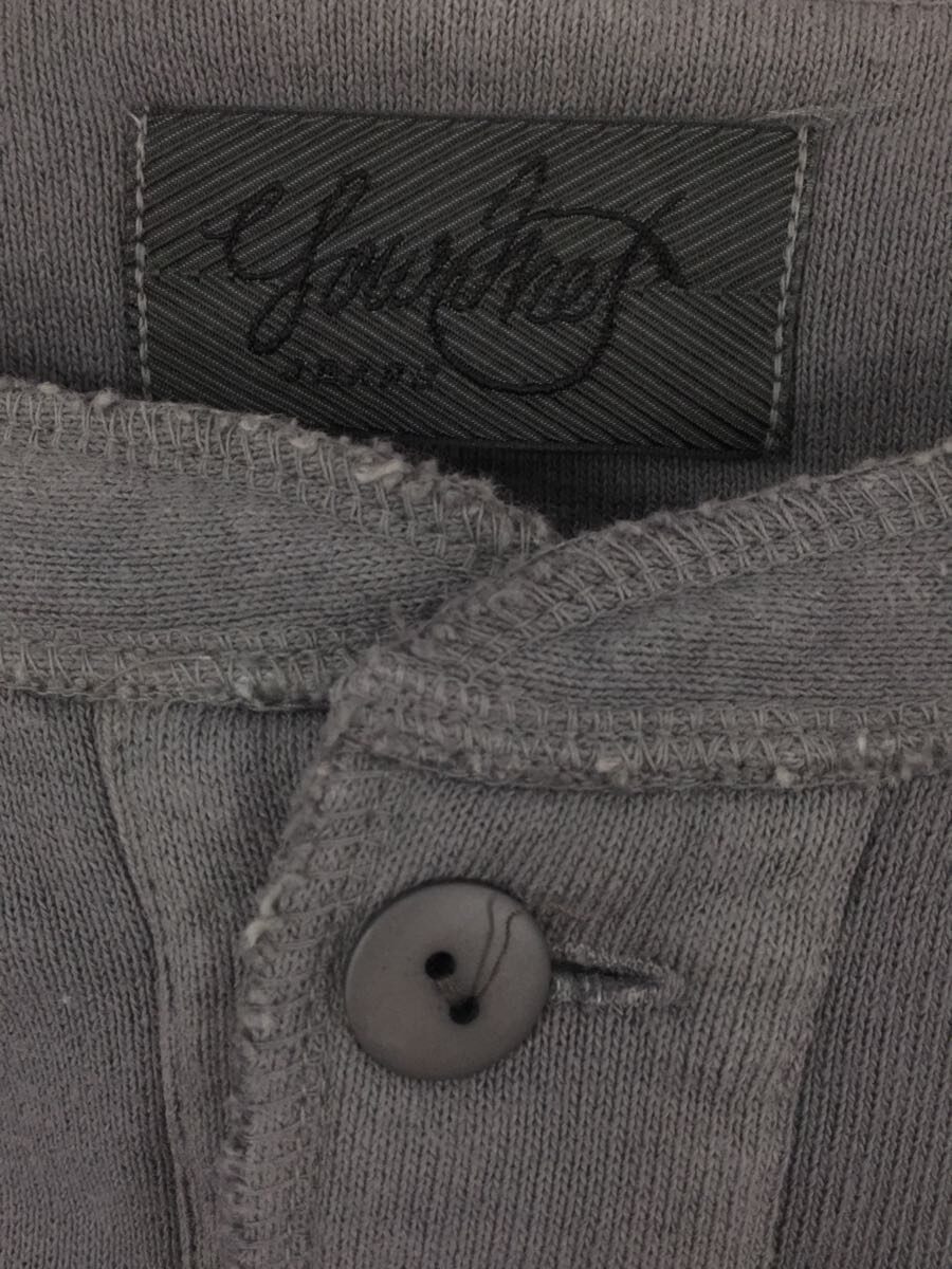 gourmet jeans◆HENLY SWEAT/GR-T 007/スウェット/3/コットン/GRY gourmet | HENRY Henley 007&frasl;スウェット&frasl;3&frasl;コットン&frasl;GRY Grey