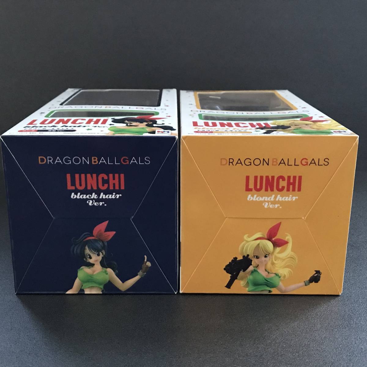 【訳あり】ドラゴンボールギャルズ ランチ 黒髪Ver. ブロンドVer.セットドラゴンボール フィギュア メガハウス2016
