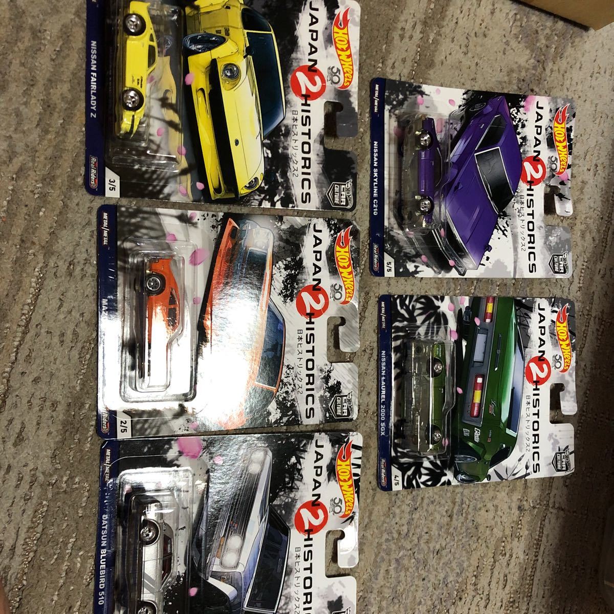 ホットウィール Hot Wheels ジャパンヒストリック2 5台セット ホット