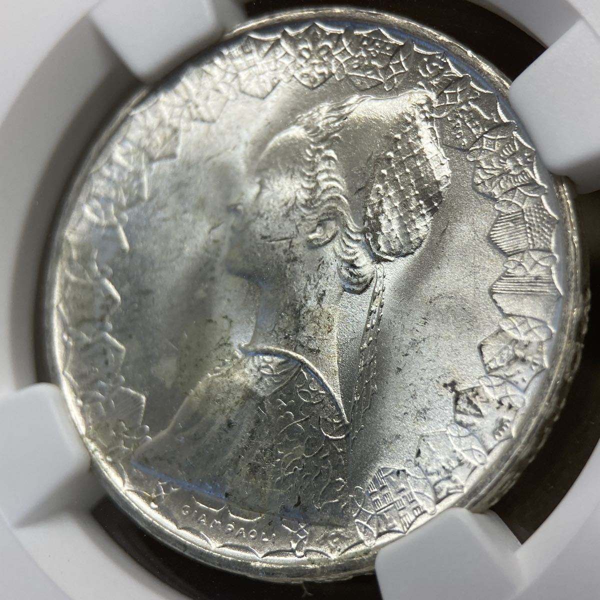 1966 イタリア 500リレ銀貨 NGC MS64 アンティーク コイン 【公式通販】