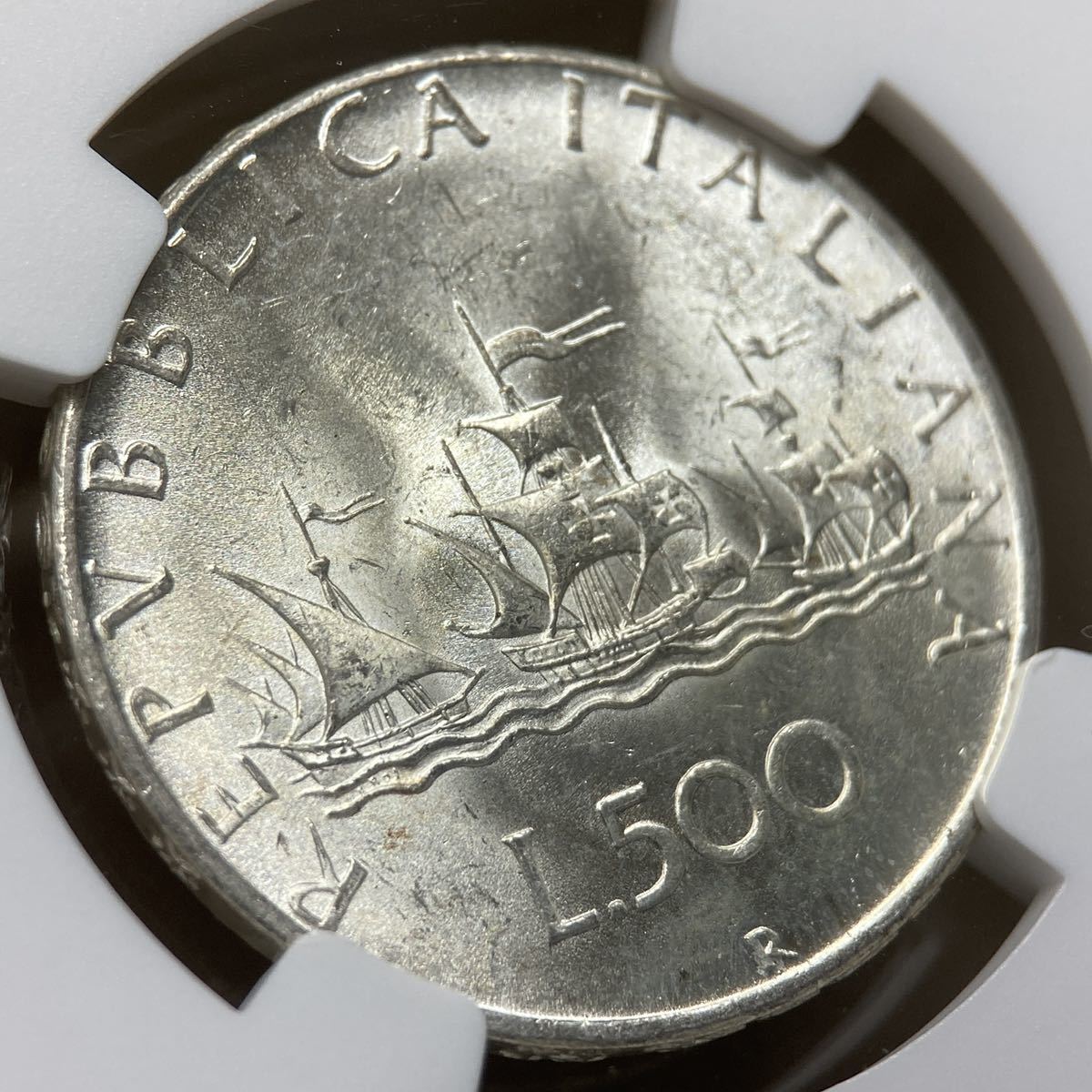 1966 イタリア 500リレ銀貨 NGC MS64 アンティーク コイン 【公式通販】