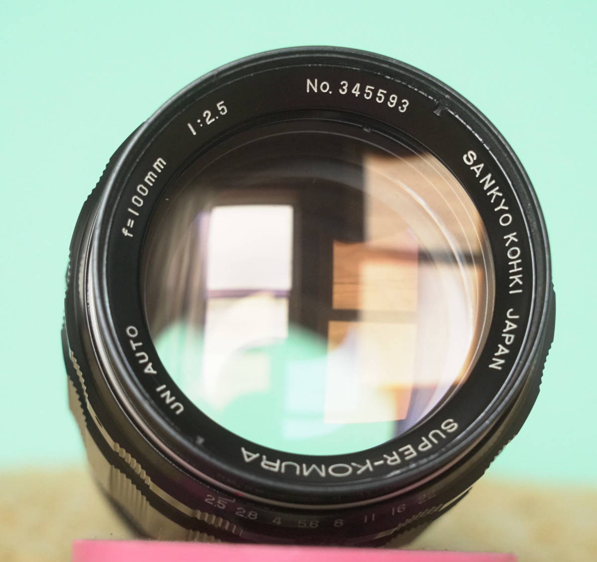 コムラ SUPER KOMURA 100mm F2.5 オールドレンズ 中望遠 単焦点 #593