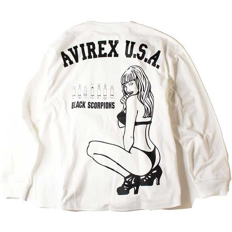 驚きの破格値，新作登場 アビレックス ロンT(長袖Tシャツ)｜売買されたオークション情報、yahooの商品情報をアーカイブ公開 - オークファン 男性用