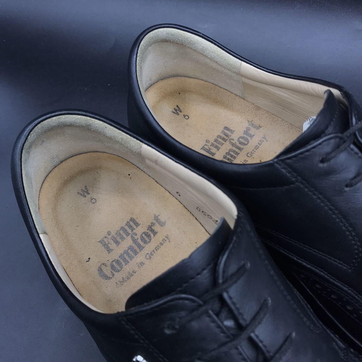 GG25 良品 finn comfort フィンコンフォート レザーシューズ ウイング 