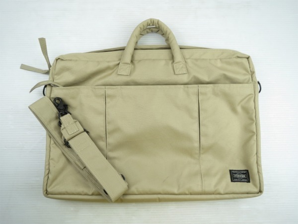 ♪吉田カバン PORTER ポーター 2way ブリーフケース ベージュ♪USED品 ポーター | BRIEFCASE クリップ GUARD(ガード) 2WAYブリーフケース(S
