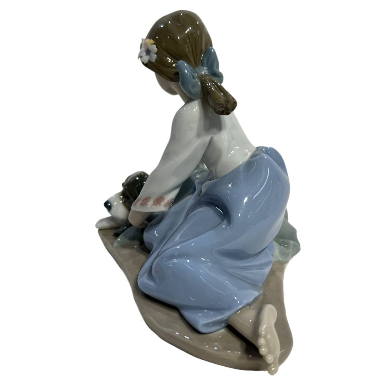 AMK204【神奈川県厚木市発・美品】【LLADRO◇リヤドロ】『風邪をひか