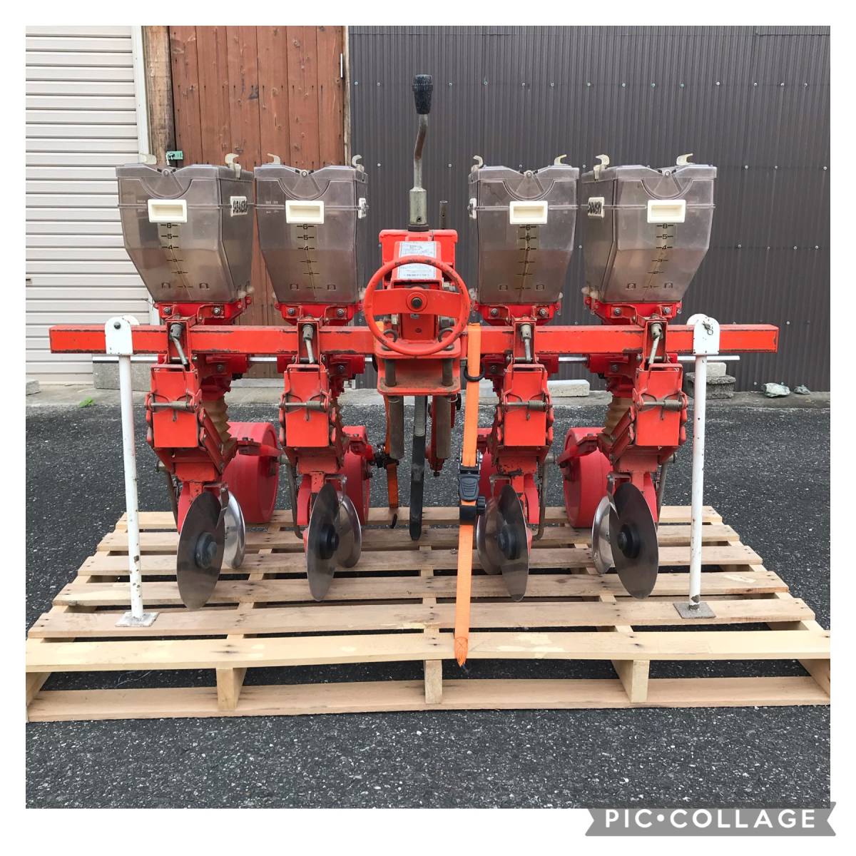 福岡県嘉麻市発）サン機工 さばける号 施肥播種機 SO-400 サン