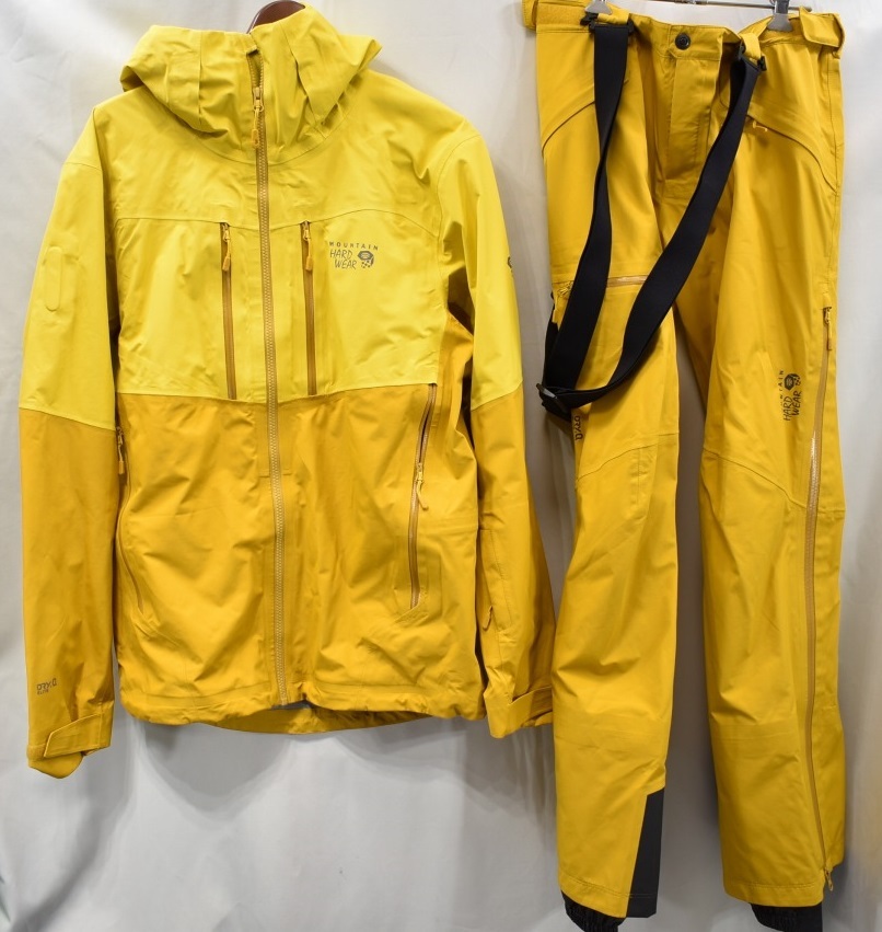 MOUNTAIN HARD WEAR】マウンテンパーカーパンツ上下セットアップ黄色