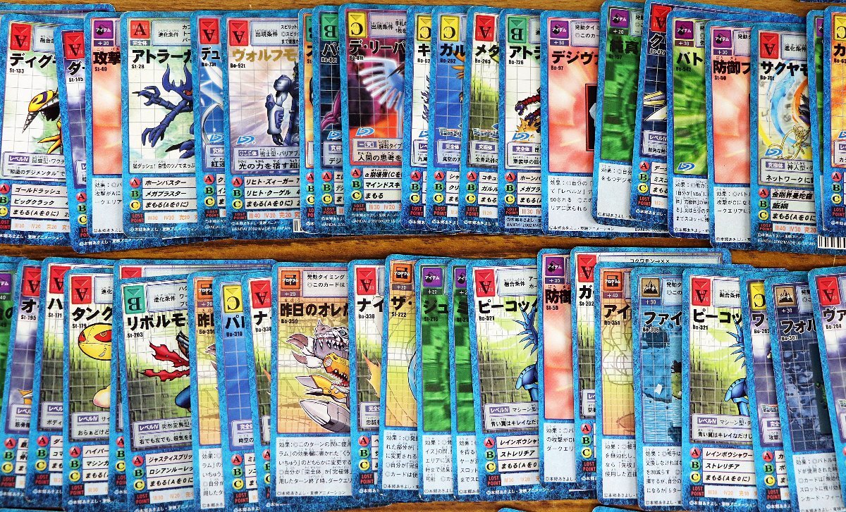 ピカチュウ トレーディングカードセット　7枚 P◇中古品◇旧デジモンカード まとめて セット バンダイ/BANDAI 他