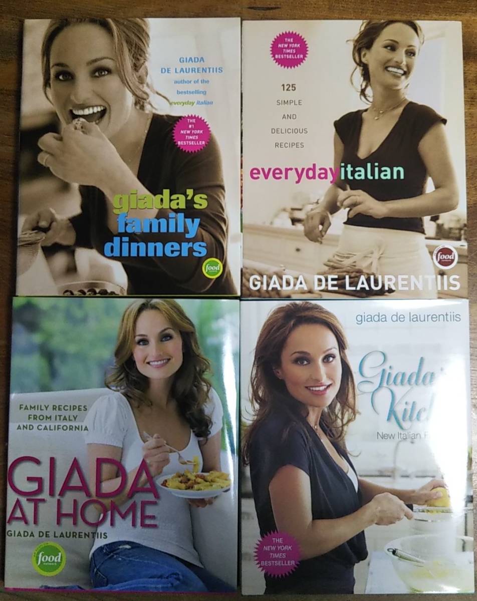 セール，新作登場 ジャーダ デ ラウレンティス GIADA DE LAURENTIIS 洋書 英文 4冊 料理(イタリア料理)｜売買されたオークション情報、yahooの商品情報をアーカイブ公開 - オークファン イタリア料理