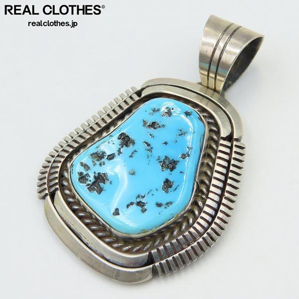 Navajo/ナバホ族 M.SPENCER M.スペンサー 作 ターコイズ ペンダント