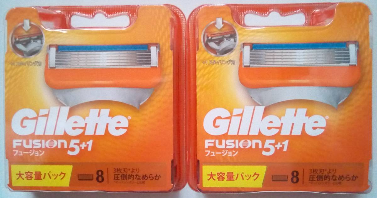 ジレット 替刃 フュージョン5+1 フュージョン 替刃8個入 Gillette 髭剃り