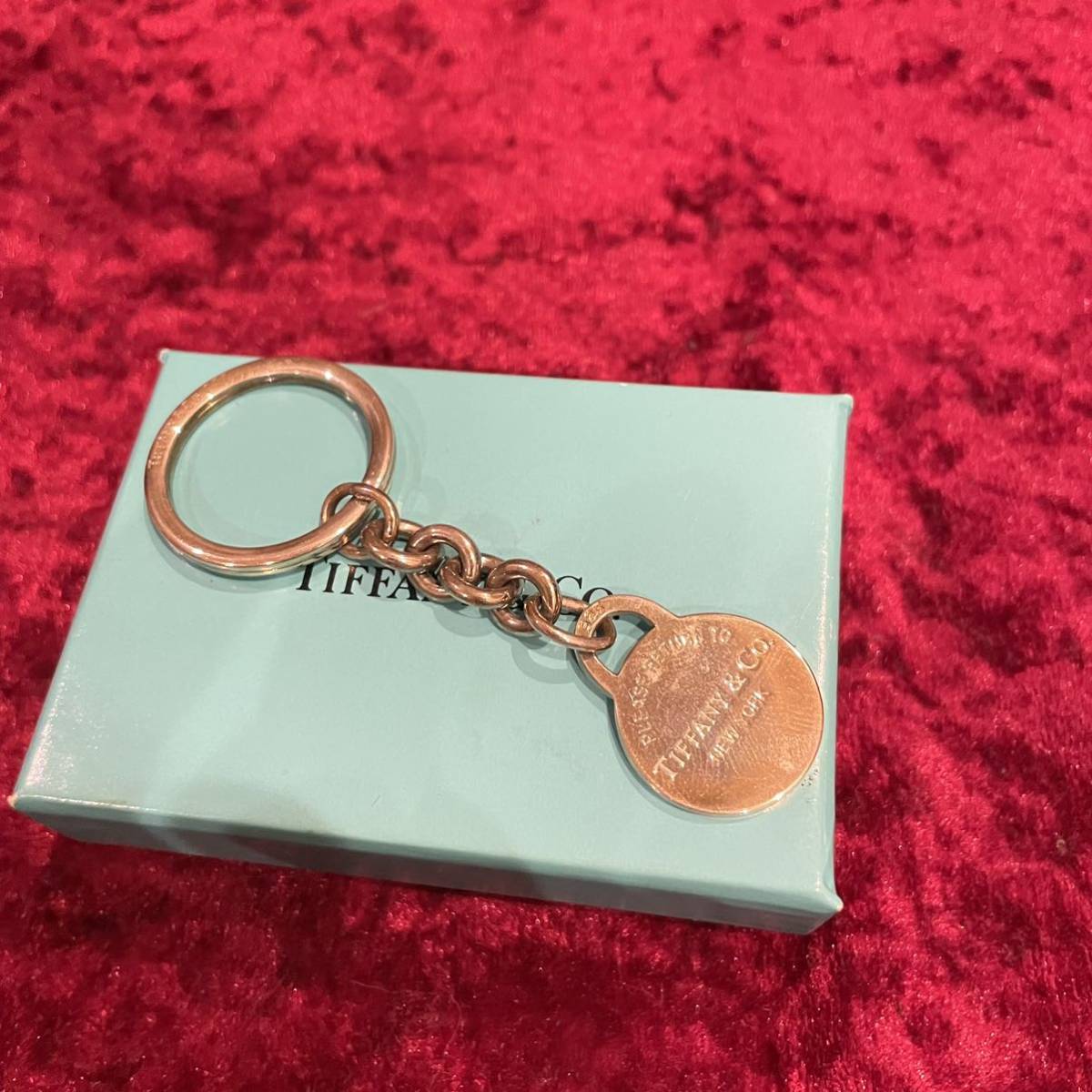 SV925 シルバー925 Tiffany ティファニー リターントゥ チャーム キーホルダー