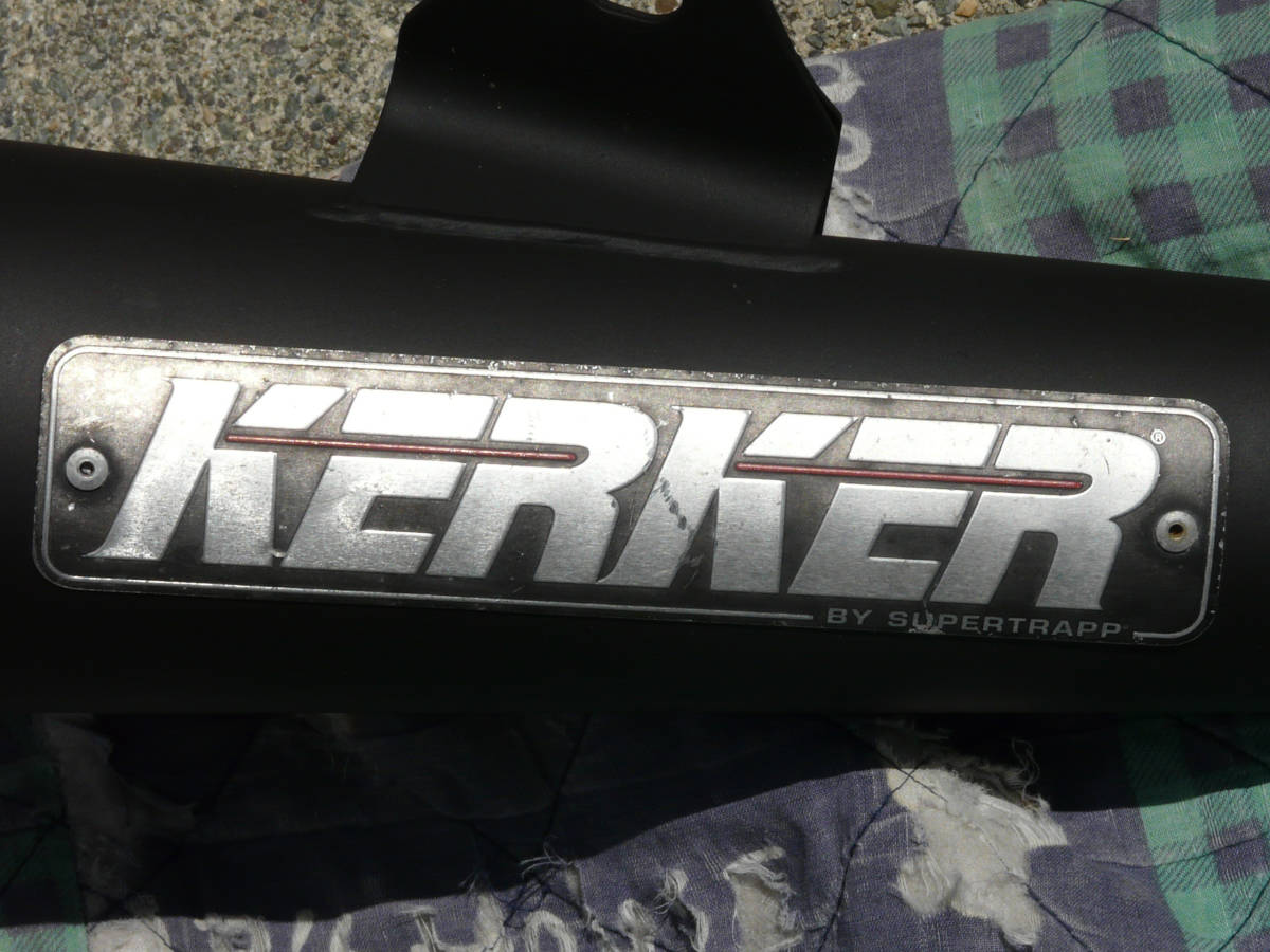 いっぬ 絶版! 希少?！250TR カーカーマフラー KERKER オールステンレス