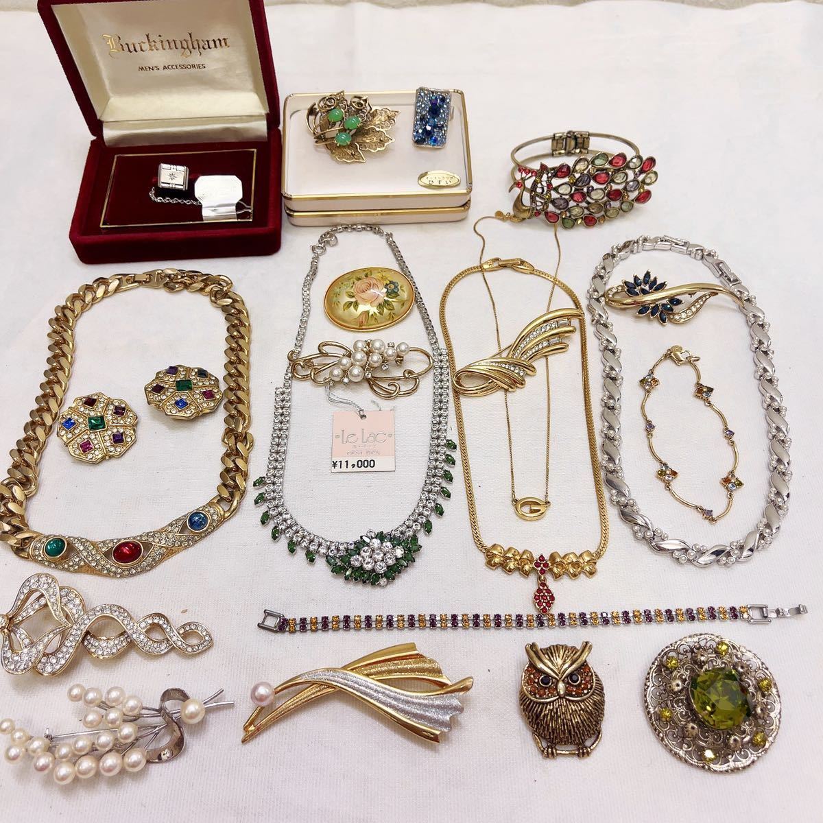 最安値，2026 ブランド多数 超豪華 ヴィンテージアクセサリーまとめセット ジバンシー/モネ/ニナリッチ/バルマン/silver刻印/ダイヤモンドタイピンなど(ネックレス、ペンダント、チョーカー)｜売買された ネックレス、ペンダント、チョーカー