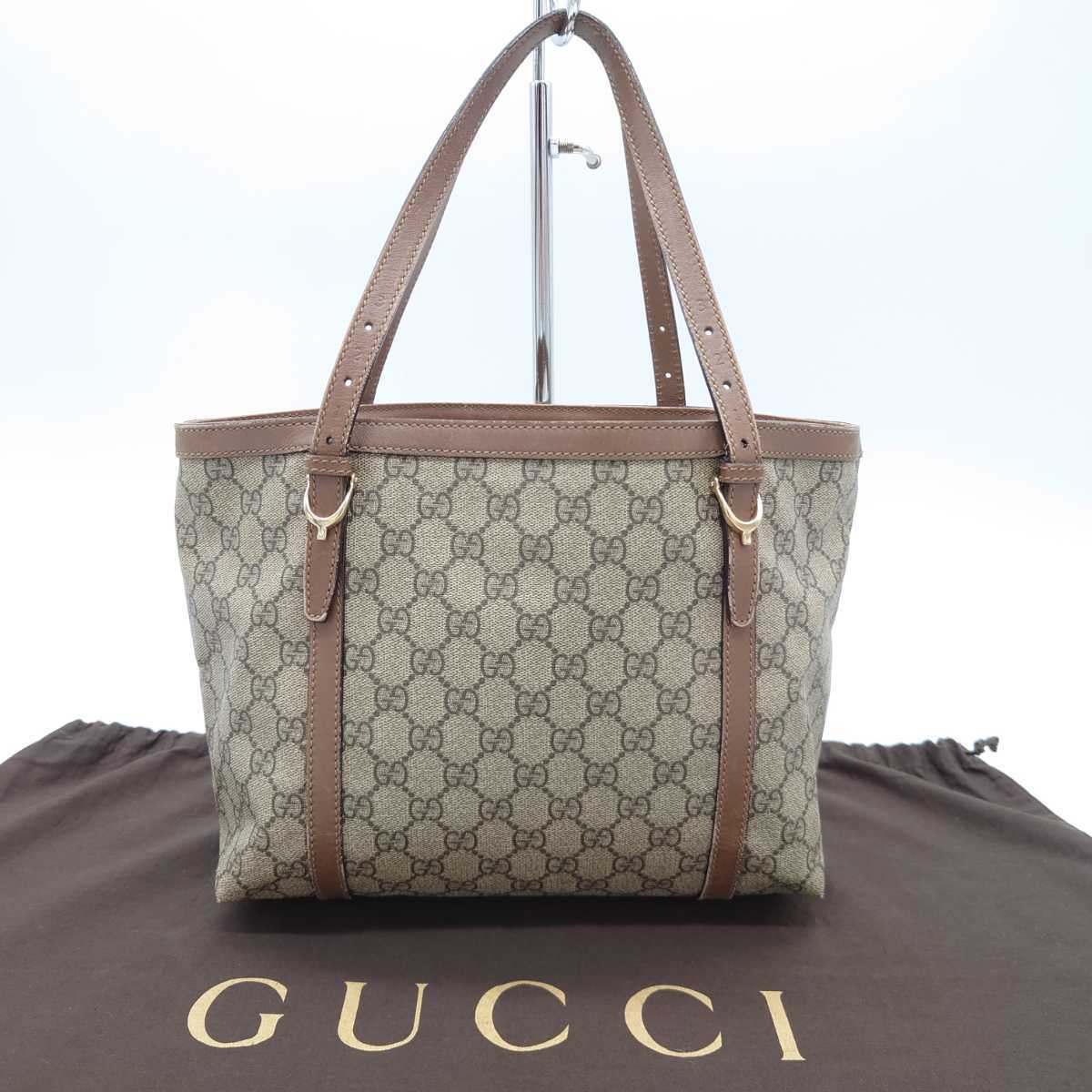お買い得，大得価 1円~ GUCCI グッチ スプリーム GG柄 ロゴマーク 金具 PVC レザー トートバッグ ハンドバッグ 肩掛けバッグ(かばん、バッグ)｜売買されたオークション情報、yahooの商品情報をアーカイブ公開 - オ かばん、バッグ