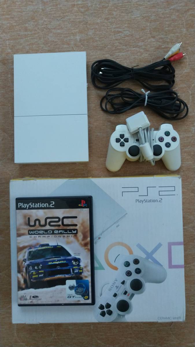  SONY 薄型 PS2 SCPH-90000CW すぐ遊べるセット/薄型/セラミックホワイト(本体)｜売買されたオークション情報、yahooの商品情報をアーカイブ公開 - オークファン 本体、アクセサリー