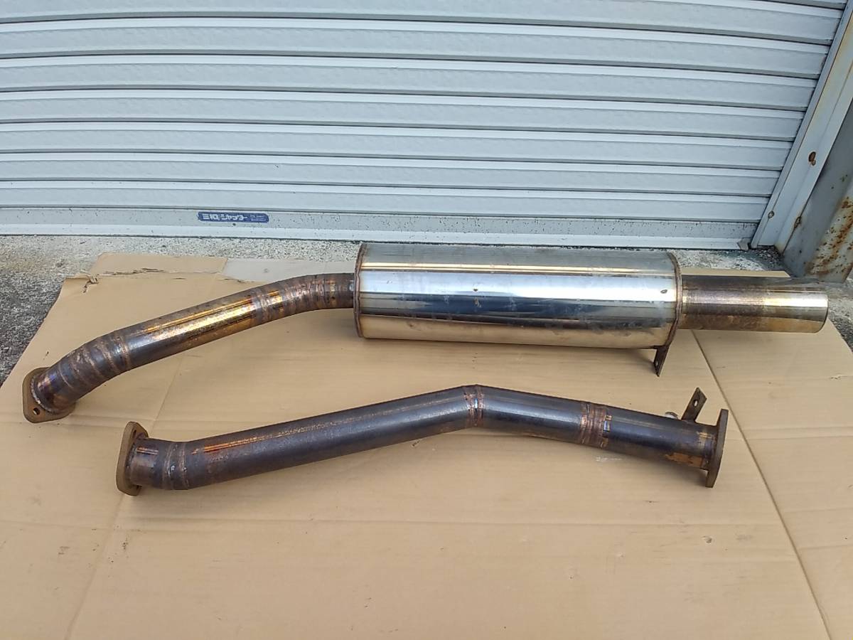 日産 S130 フェアレディＺ フェアレディZ フェアレディＺ１３０ マフラー加工 型式：Ｓ１３０ オールステンマフラーを製作致しました ワンオフステンレスマフラー 130Z L28 Ｌ20 Ｌ型 ワンオフ | BLOG