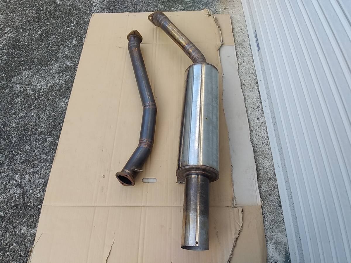 日産 S130 フェアレディＺ フェアレディZ フェアレディＺ１３０ マフラー加工 型式：Ｓ１３０ オールステンマフラーを製作致しました ワンオフステンレスマフラー 130Z L28 Ｌ20 Ｌ型 ワンオフ | BLOG