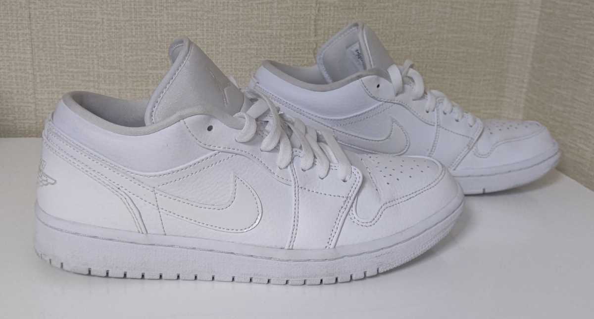 【数量限定，新品】 NIKE NIKE ナイキ AIR JORDAN 1 LOW エア ジョーダン 1 LOW 553558-126 WHITE/WHITE-WHITE(27.0cm)｜売買されたオークション情報、yahooの商品情報をアーカイブ公開 - オークファン 27.0cm