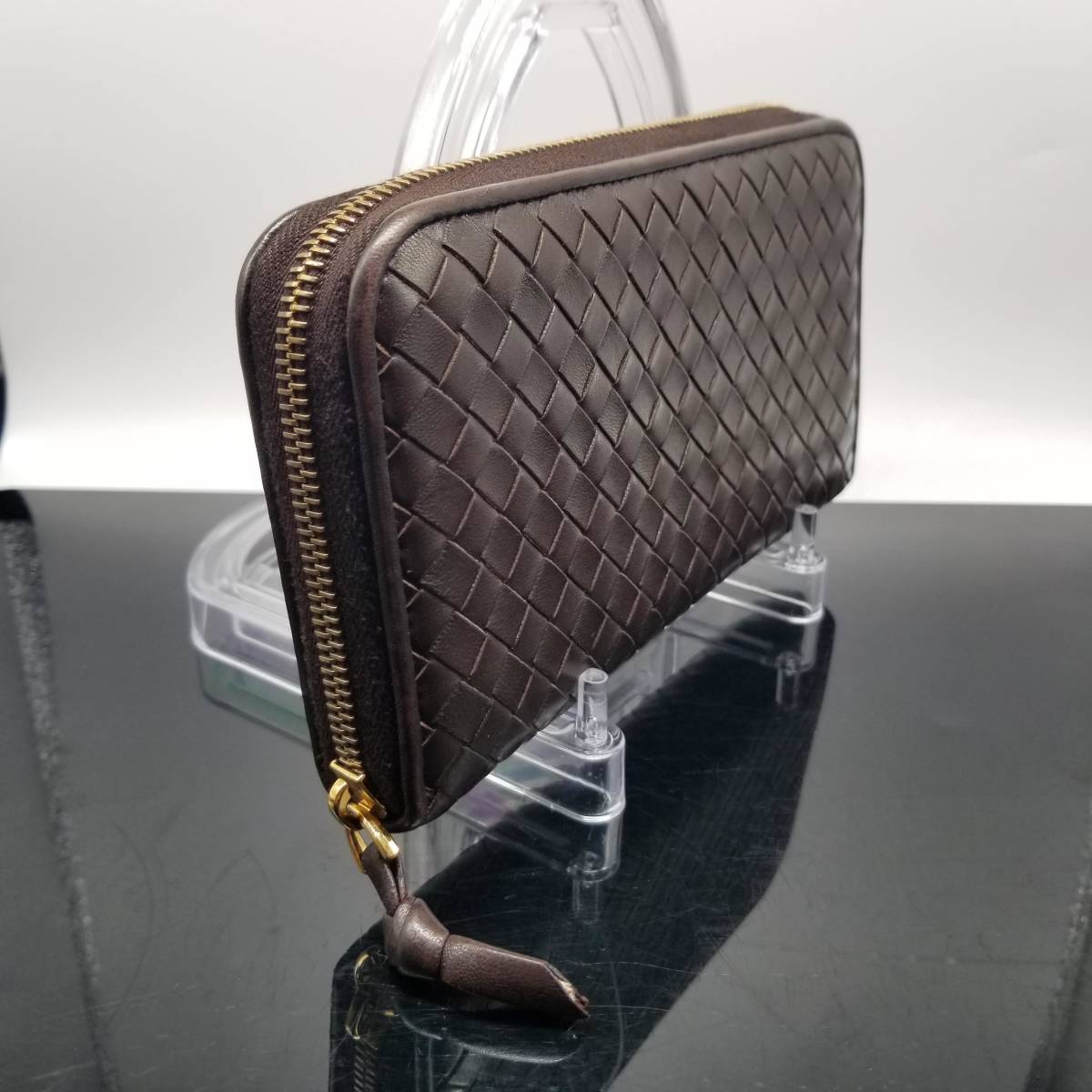 イントレチャート BOTTEGA VENETA ベルト ブラウン タグあり BOTTEGA