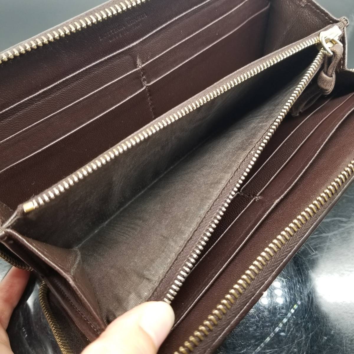 イントレチャート BOTTEGA VENETA ベルト ブラウン タグあり BOTTEGA
