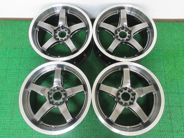 A653【送料無料】XXR 555 1ピース アルミ ホイール 18インチ 4本 18