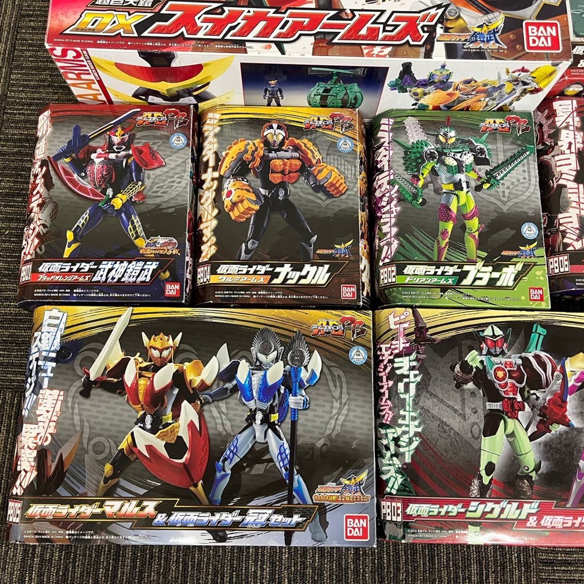 仮面ライダー ガイム 鎧武　おもちゃ フィギュア 人形 まとめ　セット 522082201