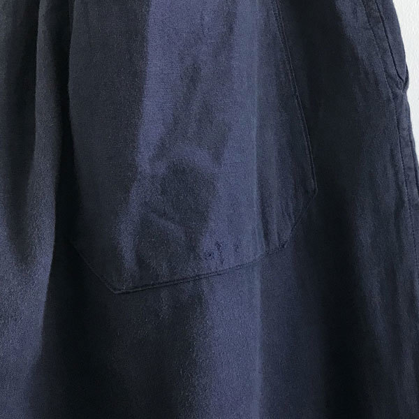 COMOLI コモリ 18SS ベタシャン テーパードパンツ NAVY ネイビー 紺 3