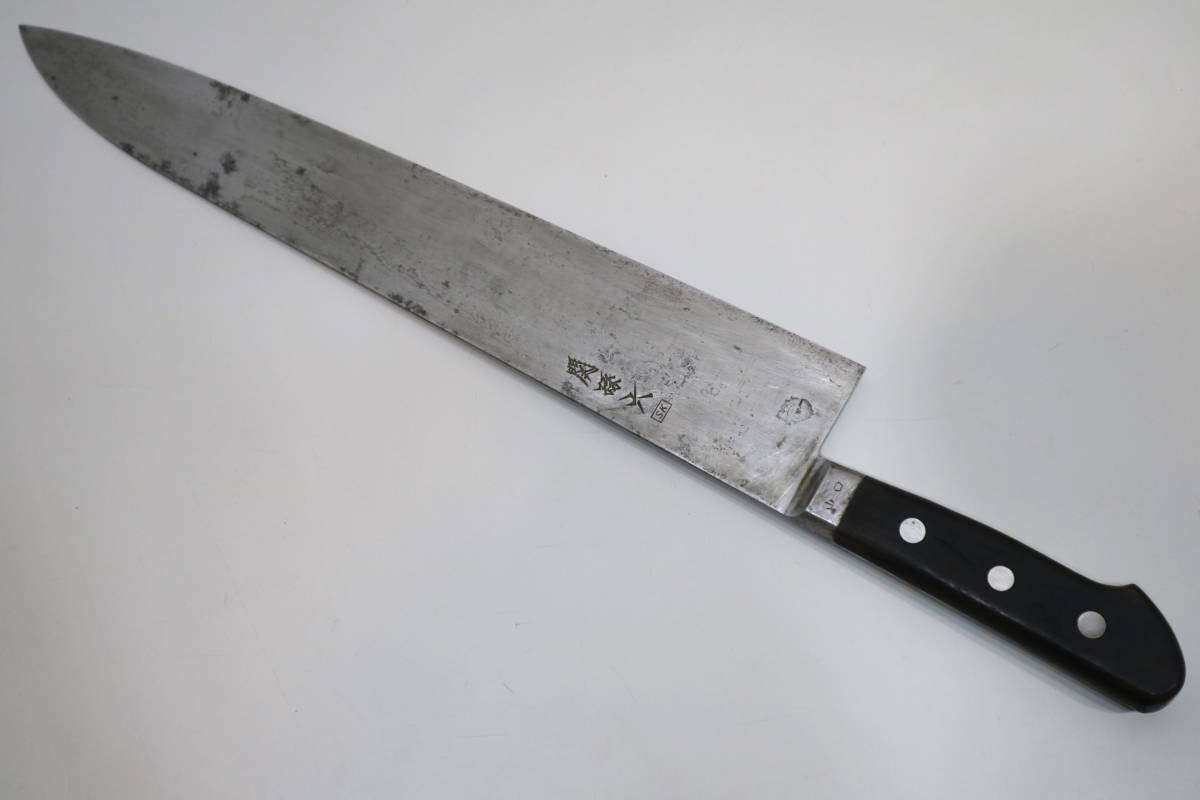 職人　本職用　特大　　『 関孫六 』　　牛刃包丁　全長：51cm 関孫六 牛刀の通販