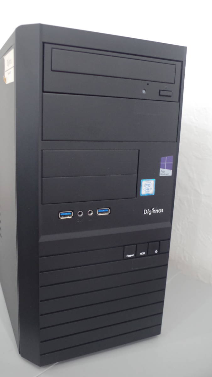 ゲーミング PC/パソコン Diginnos 中古 Win10Pro/SSD 480GB/8GB メモリ