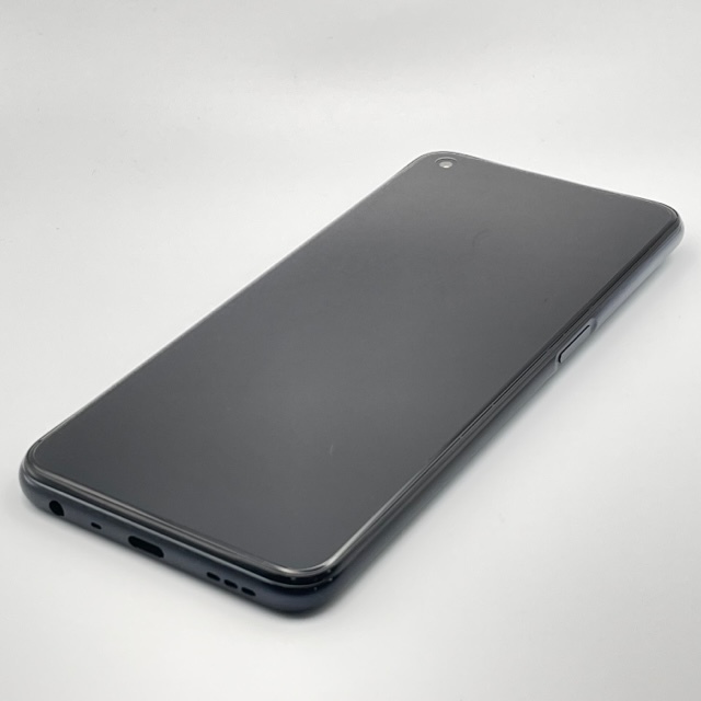 中古品 OPPO A54 5G OPG02 シルバーブラック au SIMロックなし(Android